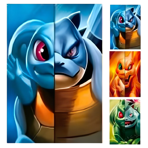 Póster Lenticular Pokémon 3D